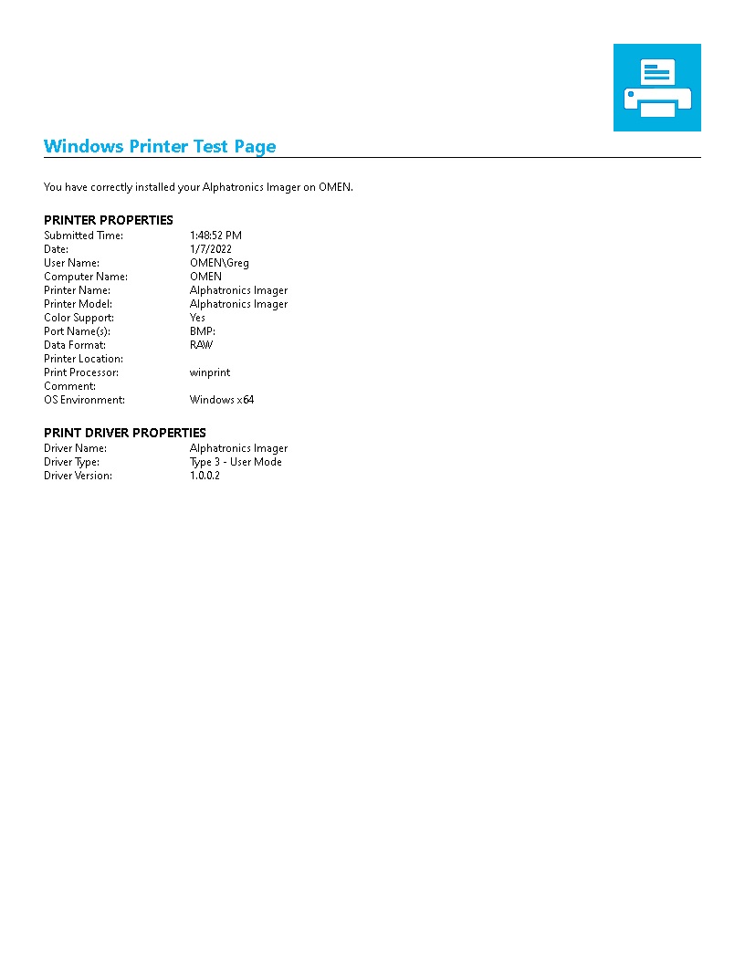 Actual 96 DPI Printout Actual 96 DPI Printout